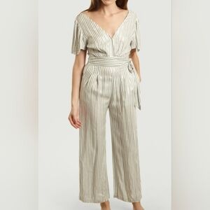 Suncoo Paris Thelma Jumpsuit With Lurex Details Size M
